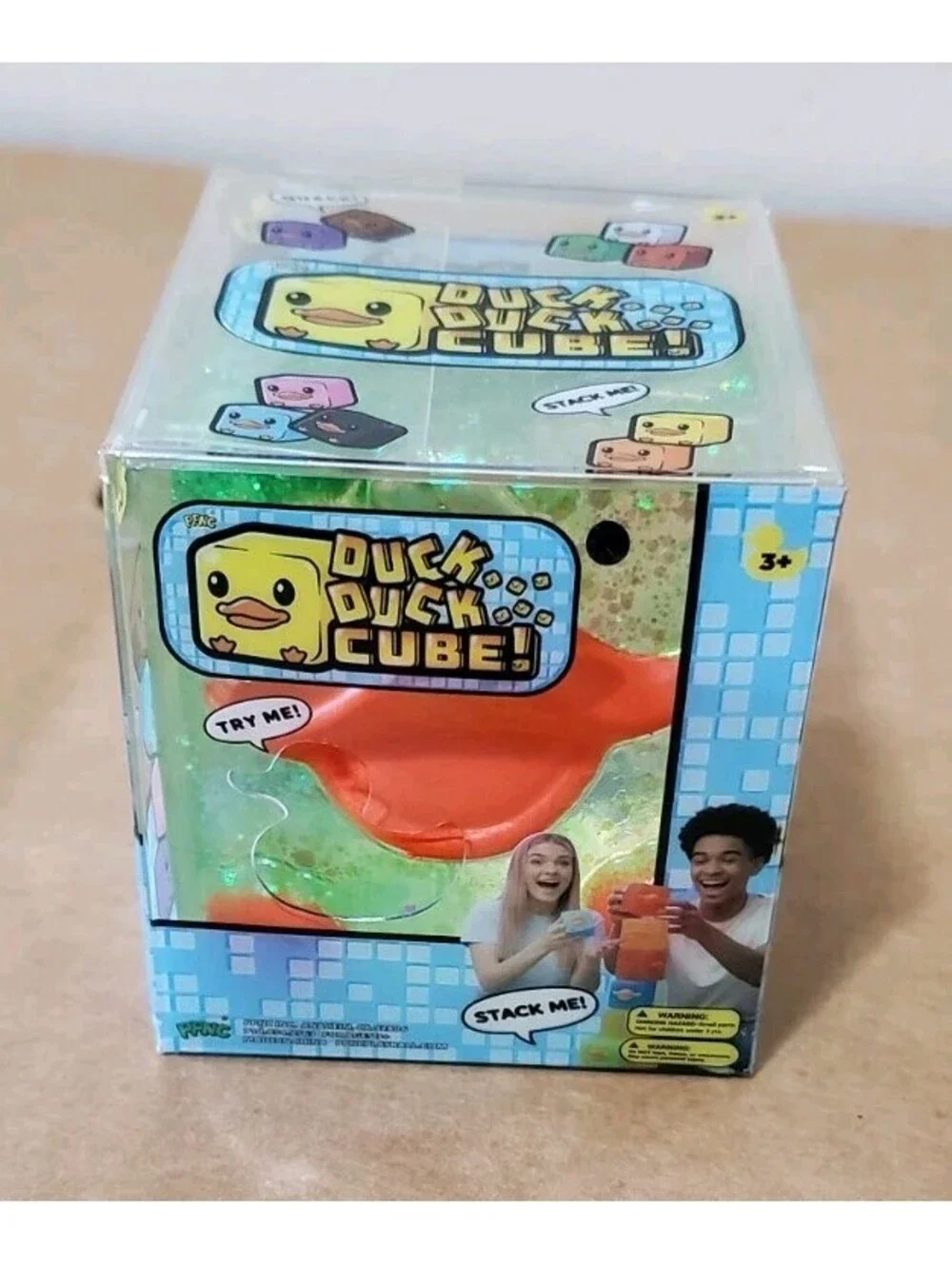 Yellow Duck Duck Cube Squishy Toy Viral Five Below Squishee Toy Tiktok Soft